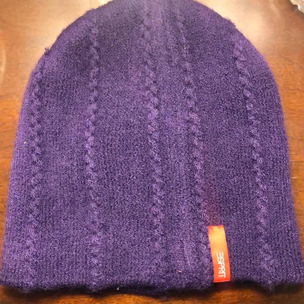 Purple Esprit Beanie